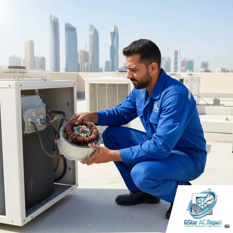 Split AC Fan Motor Replacement in Abu Dhabi