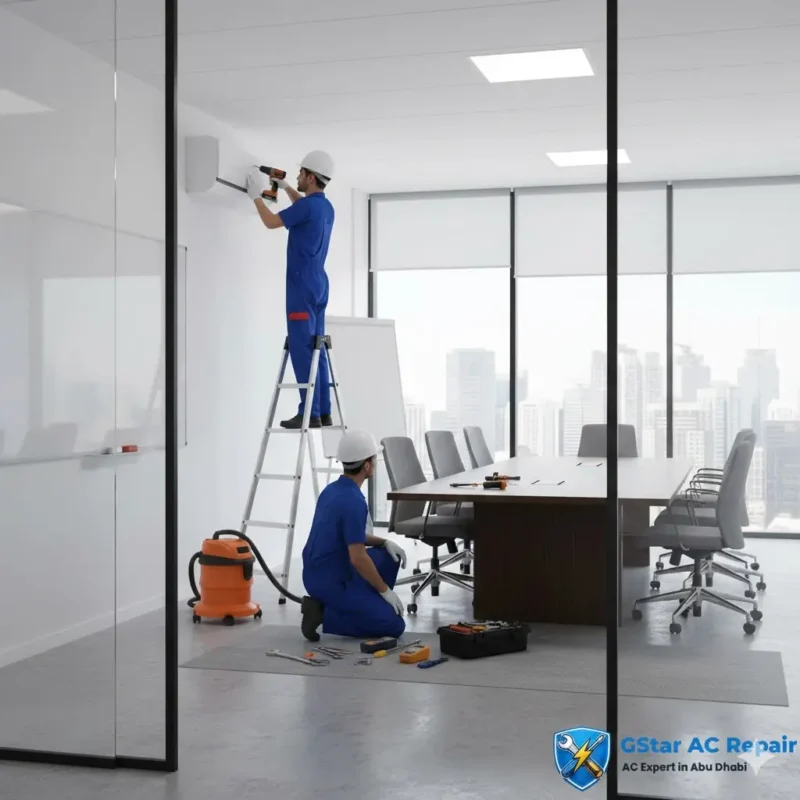 office ac repair in abu dhabi - call now